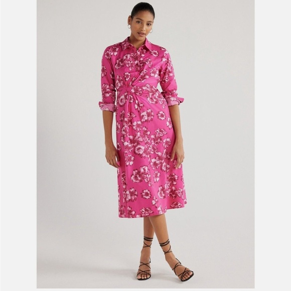 Scoop NYC Pink Long Sleeve Sundress - Picture 3 of 8